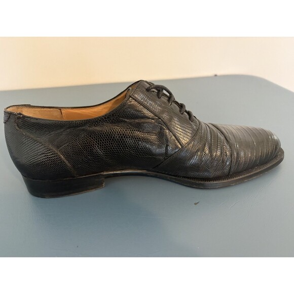 Cesare Paciotti per Stephane Kelian Men\'s Lizard Skin Shoes Black 10 Shoe Trees main image 12
